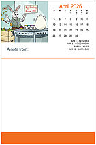 Posty Pads Calendar PP2026